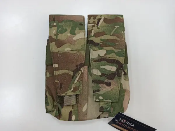 Превью товара Подсумок Camofans для маг.АК двойной под 4 маг. закрытый мультикам