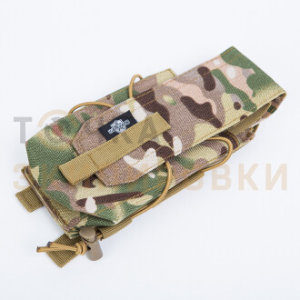 Превью товара Подсумок Camofans для маг.АК одинарный под 2 маг. закрытый мультикам