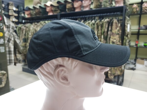 Превью товара Кепка бейсболка NNM Helikon Logo Cap черный/серый
