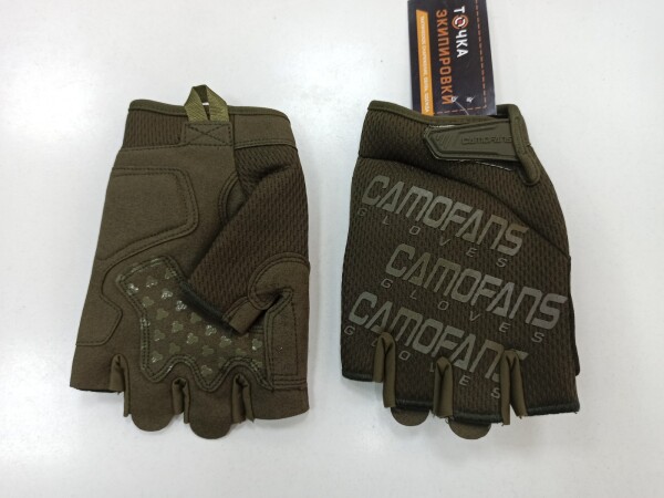 Превью товара Перчатки Camofans С15 беспалые олива