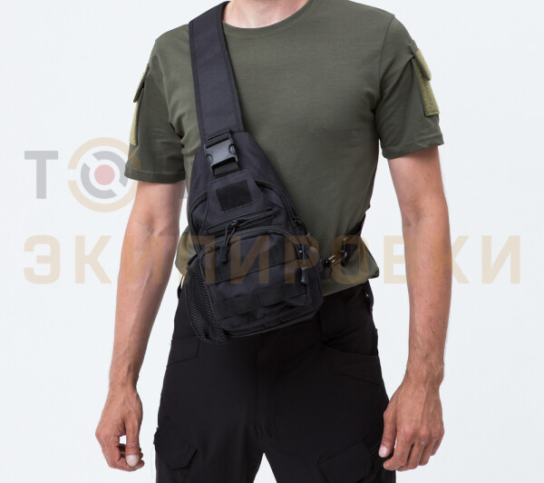 Превью товара Сумка Camofans 6056 Капля через плечо черный