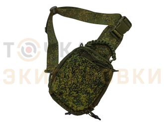 Превью товара Сумка Camofans 609 через плечо с паракордовой ручкой пиксель 5л.