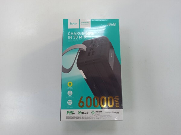Превью товара Портативный аккумулятор HOCO J-86B 60000mAh
