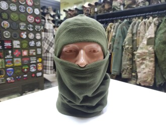 Превью товара Шапка с шарфом NNM флис олива