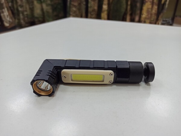 Превью товара Фонарь NNM разворотный USB с магнитом с налобным креплением